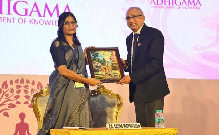 Ms Radha Krithivasan delivers special address